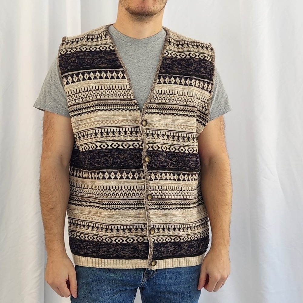 90s Coogi Style‎ Sweater Vest